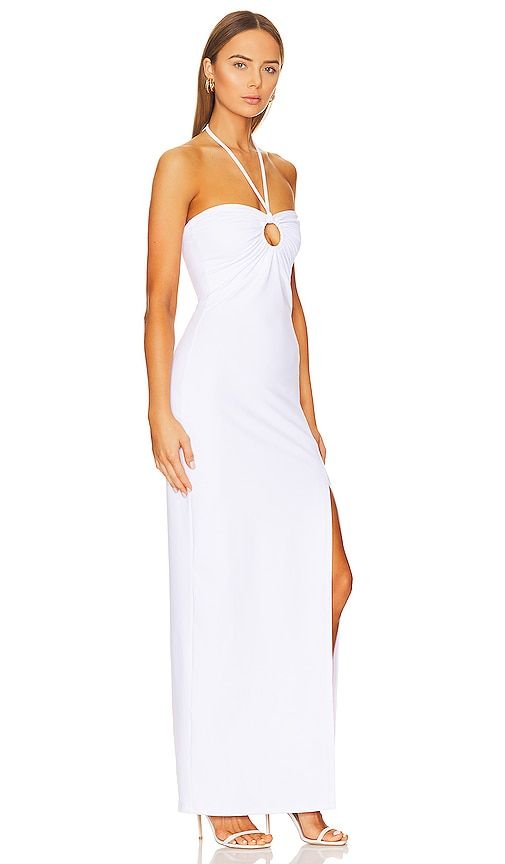 Halter Dress in White. - size M (also in L) - Susana Monaco - Modalova
