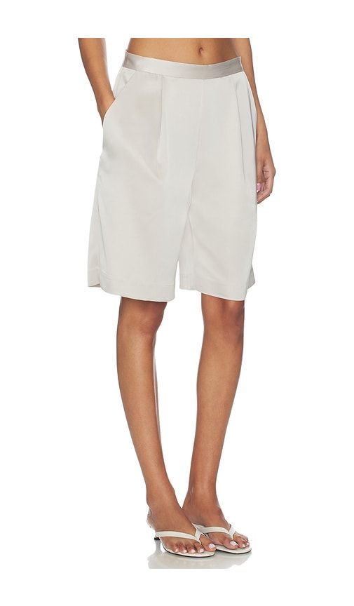 Satin Short in Grey. - size 10 (also in 2, 4, 6, 8) - Susana Monaco - Modalova