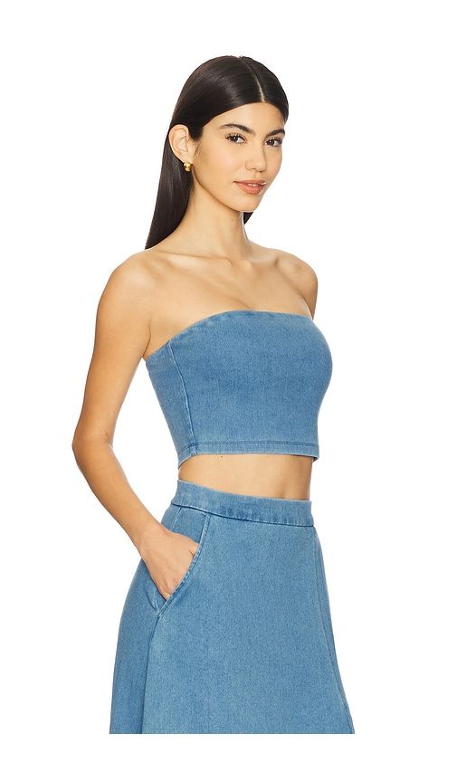 Stretch Denim Tube in Blue. - size L (also in M, XL) - Susana Monaco - Modalova