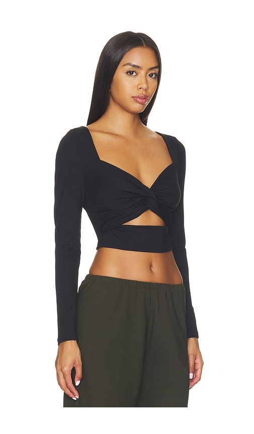 Twisted Front Longsleeve Top in . - size L (also in M, S, XS) - Susana Monaco - Modalova