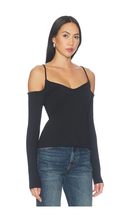 Off Shoulder String Long Sleeve Top in . - size L (also in M, S, XL, XS) - Susana Monaco - Modalova
