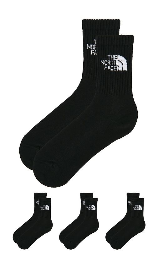Everyday Standard Crew Sock 3 Pack in Black. - size L (also in M, S) - The North Face - Modalova