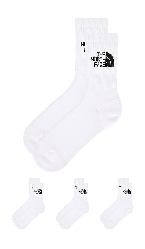 Everyday Standard Crew Sock 3 Pack in White. - size L (also in M, S) - The North Face - Modalova