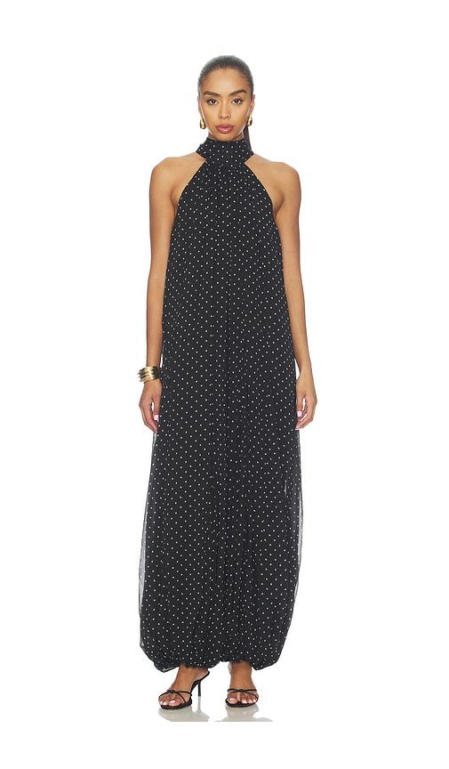 Chiffon Balloon Jumpsuit in Black. - size 36 (also in 38, 40, 42, 44, 46) - ROTATE - Modalova