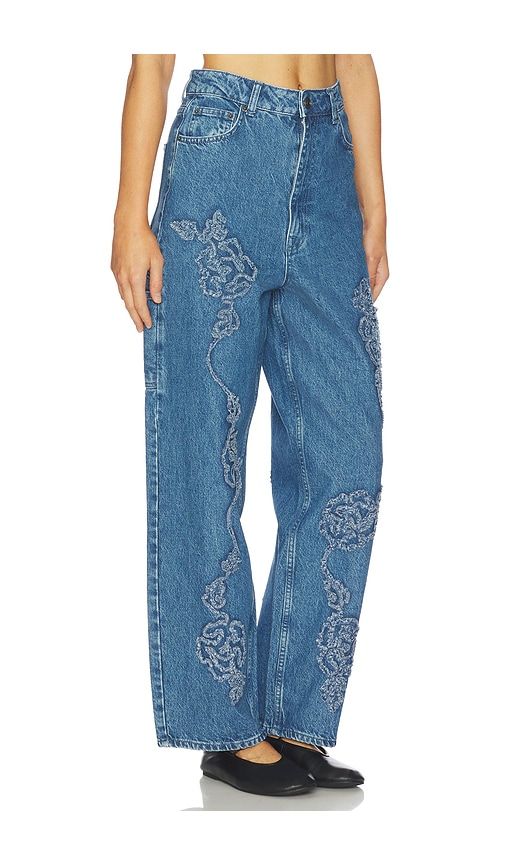 Denim Boyfriend Jeans in Blue. - size 26 (also in 32) - ROTATE - Modalova