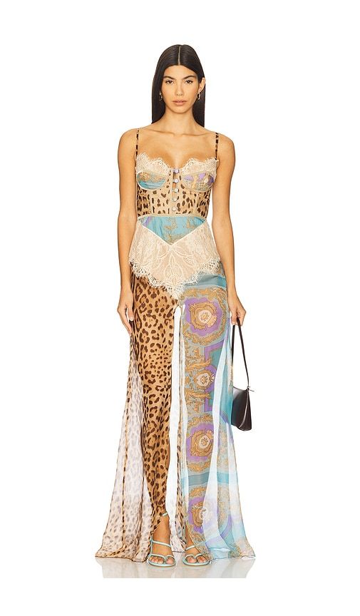 Dolce Maxi Dress in Brown. - size S (also in XS) - The Dolls House - Modalova