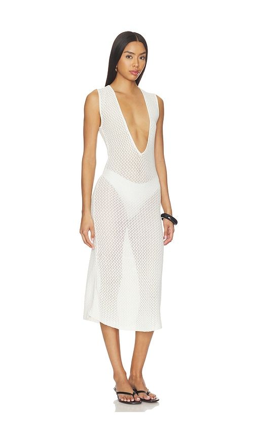 Tanzania Back Dress in Ivory. - size 10 (also in 14, 6, 8) - The Garment - Modalova