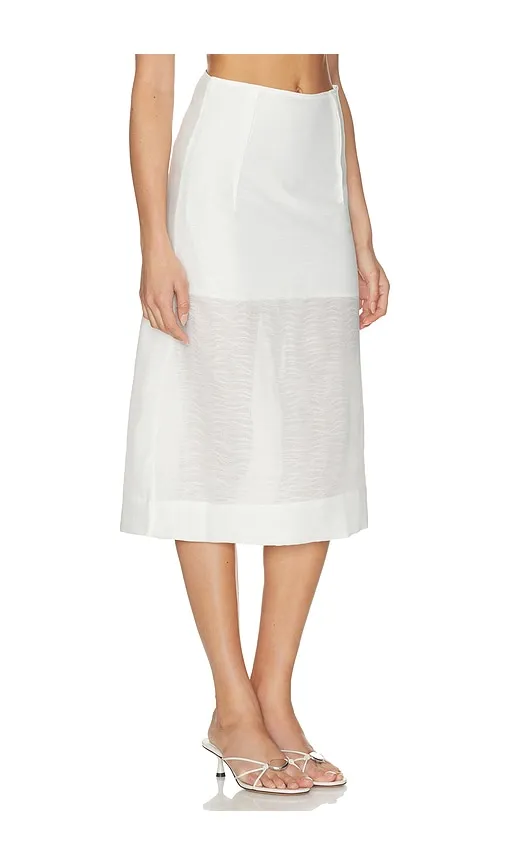 Thetis Skirt in Ivory. - size 12 (also in 14, 4, 6) - The Garment - Modalova