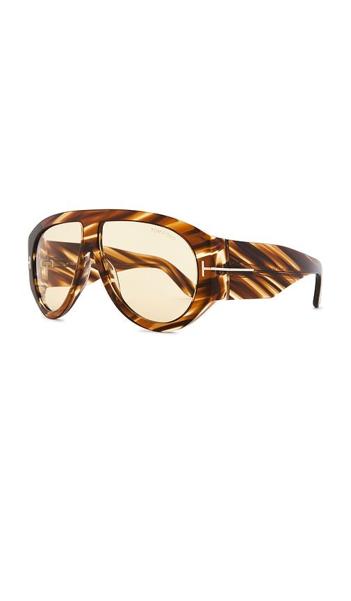 Bronson Acetate Sunglasses in Brown - TOM FORD - Modalova