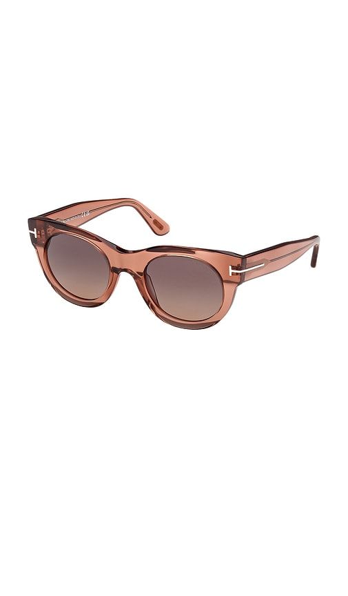 TOM FORD Round Sunglasses in Brown - TOM FORD - Modalova