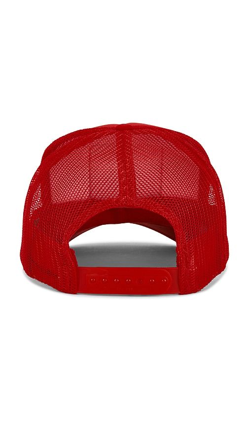 Get Happy Outside Trucker Hat in - Friday Feelin - Modalova