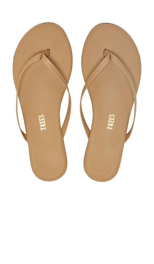 Foundations Matte Flip Flop in Brown. - size 7 (also in 8, 9) - TKEES - Modalova