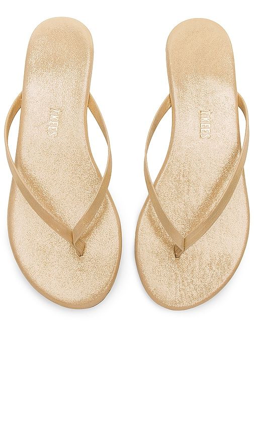 Glitters Flip Flop in Metallic Gold. - size 10 (also in 11, 5, 6, 7, 8, 9) - TKEES - Modalova