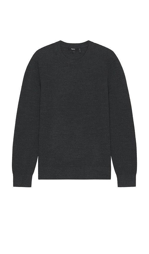 Maden Crewneck Sweater in Charcoal. - size M (also in S, XL/1X) - Theory - Modalova