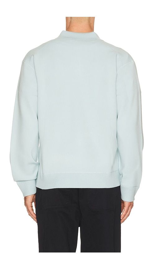 Light Bilen Jonny Collar Pop Over Sweater in Baby Blue. - size M (also in S) - Theory - Modalova