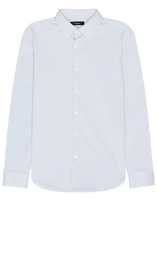 Sylvain Structure Knit Shirt in Baby Blue. - size L (also in M, S, XL, XXL) - Theory - Modalova