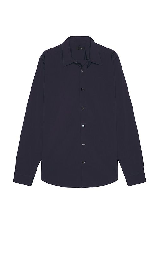 Sylvain Wealth Shirt in Navy. - size L (also in M, S, XL/1X, XXL/2X) - Theory - Modalova