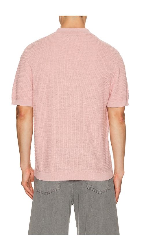 Brenan Pacific Linen Polo in Blush. - size XL/1X (also in XXL/2X) - Theory - Modalova