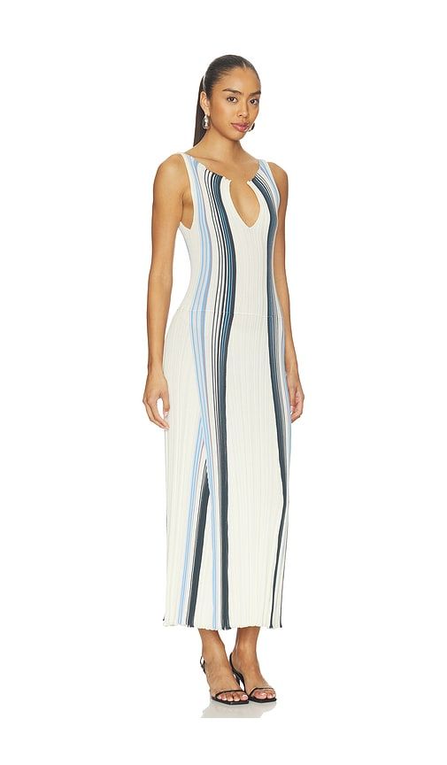 Drape Tank Dress in White,Blue. - size M (also in S, XS) - Theory - Modalova