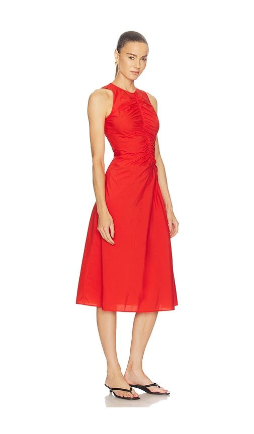 Ruched Tank Dress in Red. - size 00 (also in 2, 4, 6, 8) - Theory - Modalova
