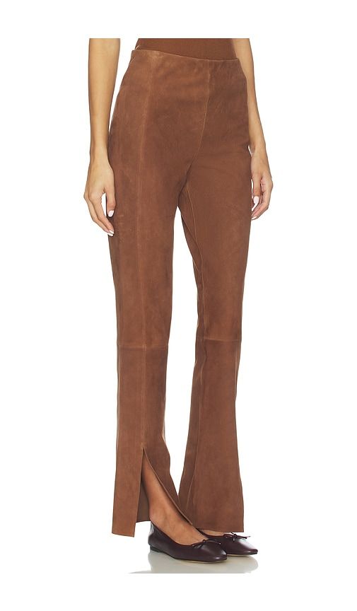 Slit Pant in Brown. - size 0 (also in 10) - Theory - Modalova