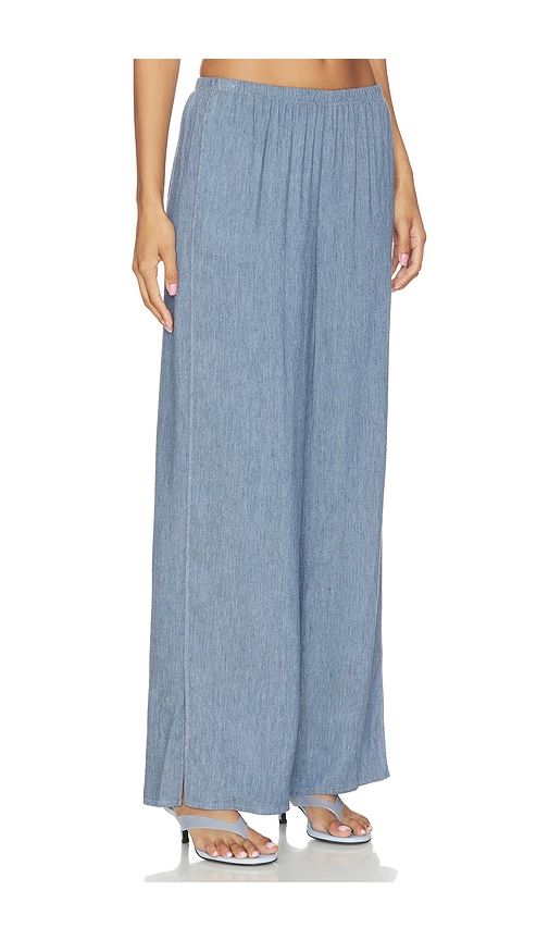 Denim Slit Pant in Blue. - size L (also in M, S, XL, XS) - Theory - Modalova