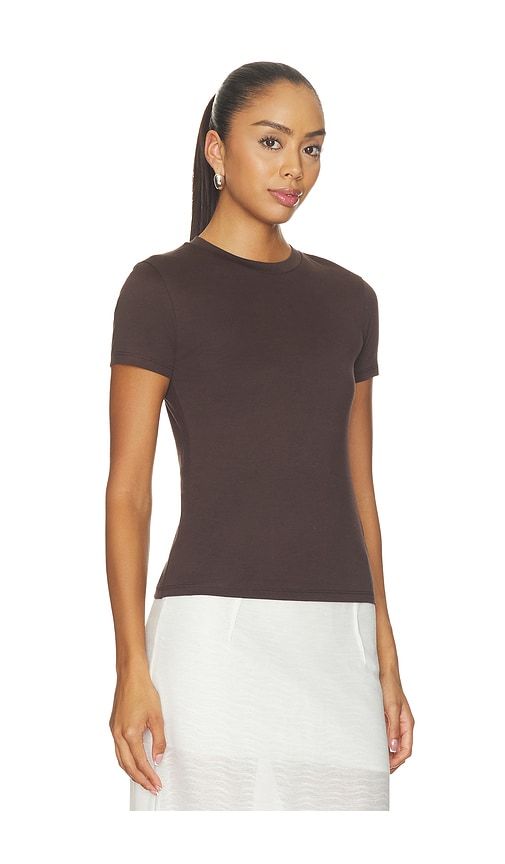 Tiny Apex Tee in Brown. - size L (also in M, S) - Theory - Modalova
