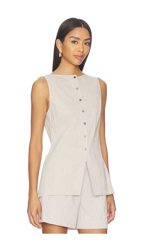 Boatneck Cutaway Top in Neutral. - size S (also in XS, L, XL) - Theory - Modalova