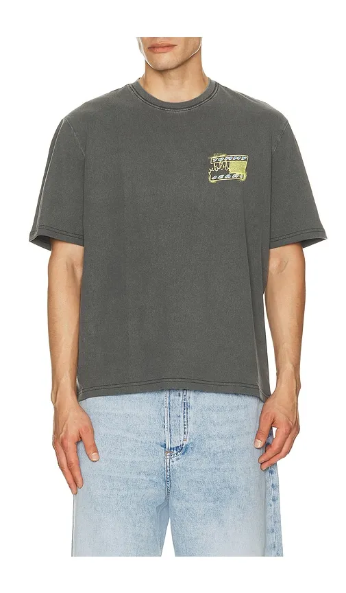 S Bubble Flag Tee in Charcoal. - size L (also in S, XL/1X) - Tommy Jeans - Modalova