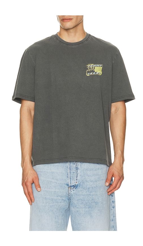 S Bubble Flag Tee in Charcoal. - size S (also in L, XL/1X) - Tommy Jeans - Modalova