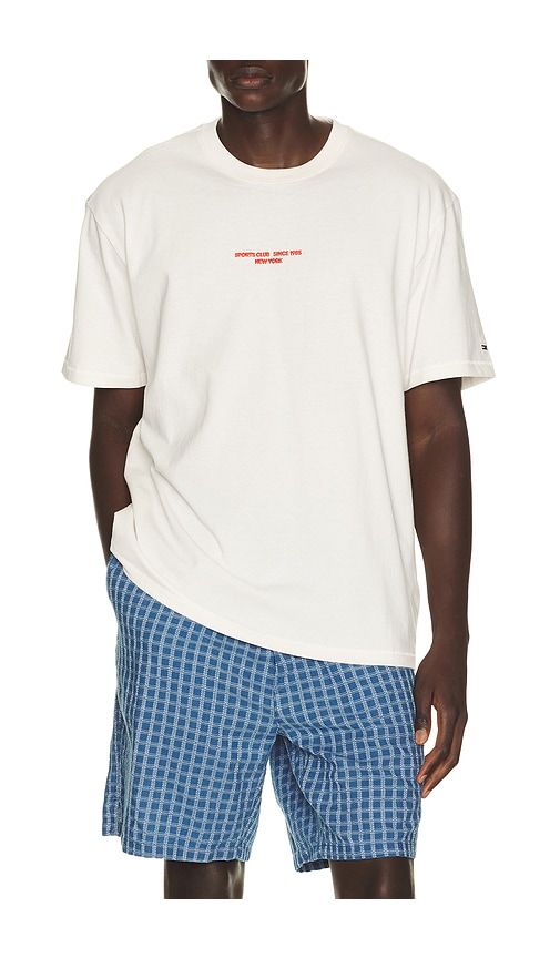 Relaxed Sailboat Tee in White. - size M (also in S) - Tommy Jeans - Modalova