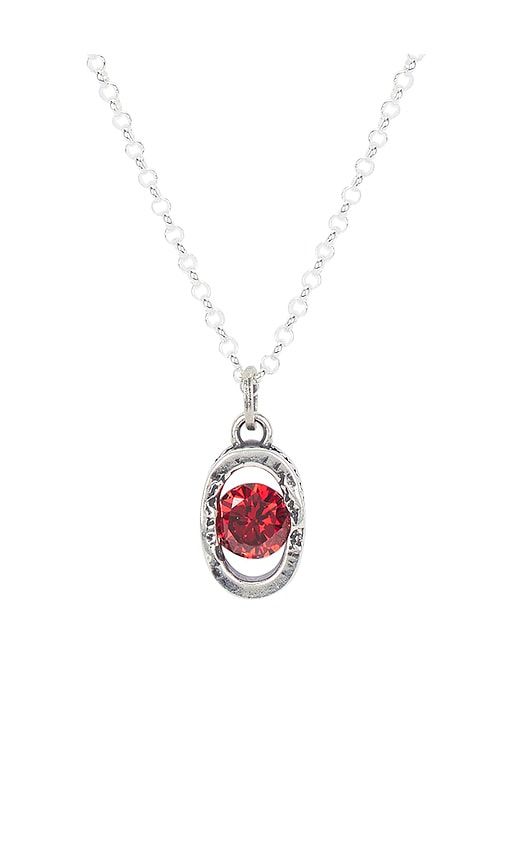 Icon Link Ruby Necklace in Metallic - Two Jeys - Modalova