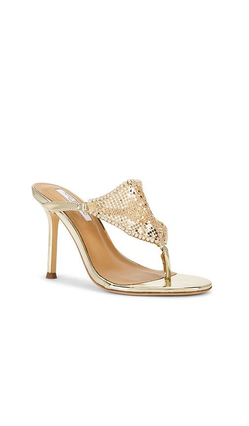 Demure Sandal in Metallic Gold. - size 5 (also in 6.5, 7, 7.5, 8, 8.5, 9, 9.5) - Tony Bianco - Modalova