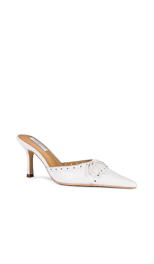 Scooter Heel in White. - size 10 (also in 6, 6.5, 7, 7.5, 8, 8.5, 9, 9.5) - Tony Bianco - Modalova