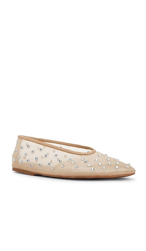 Milo Flat in Nude. - size 10 (also in 6, 6.5, 7.5, 8, 8.5, 9, 9.5) - Tony Bianco - Modalova