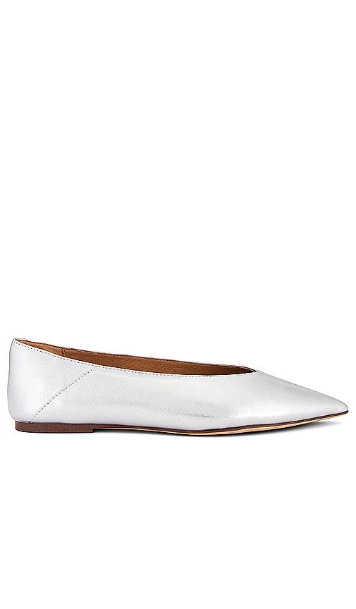 Joop Flat in Metallic Silver. - size 5 (also in 5.5) - Tony Bianco - Modalova