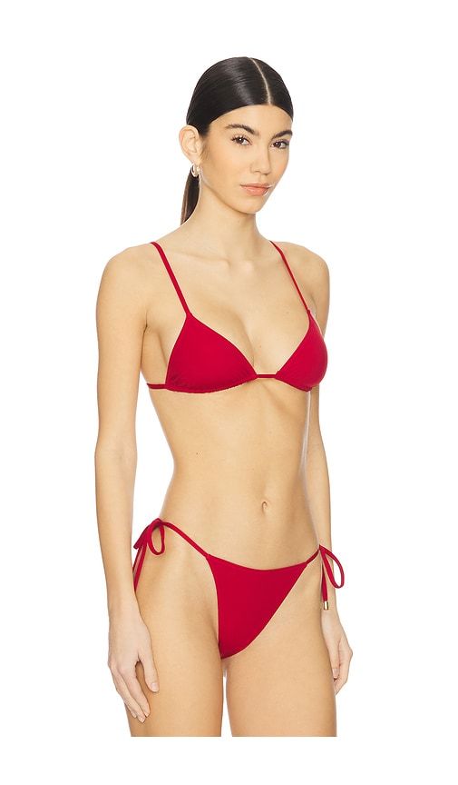 Equator Bikini Top in Burgundy. - size S (also in XS) - Tropic of C - Modalova