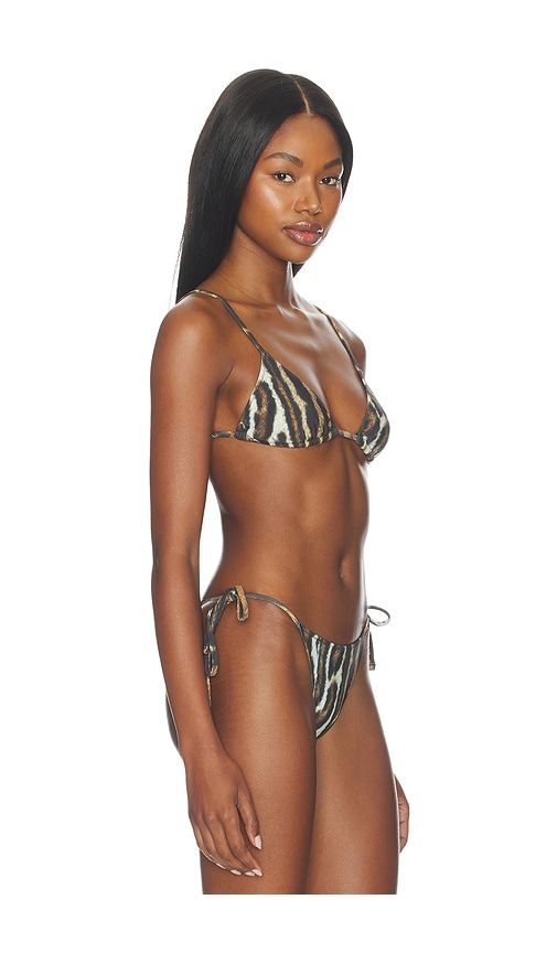 Equator Bikini Top in Brown. - size L (also in M, S, XS) - Tropic of C - Modalova