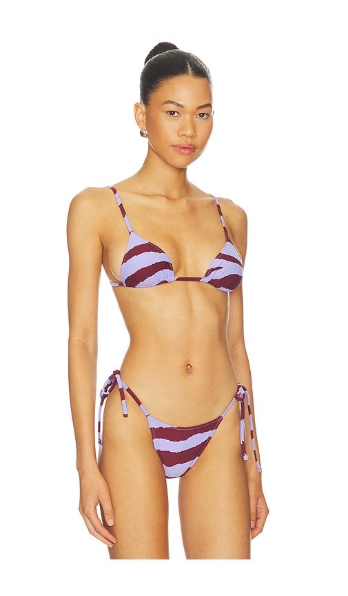 Equator Bikini Top in Purple. - size M (also in S, XS) - Tropic of C - Modalova