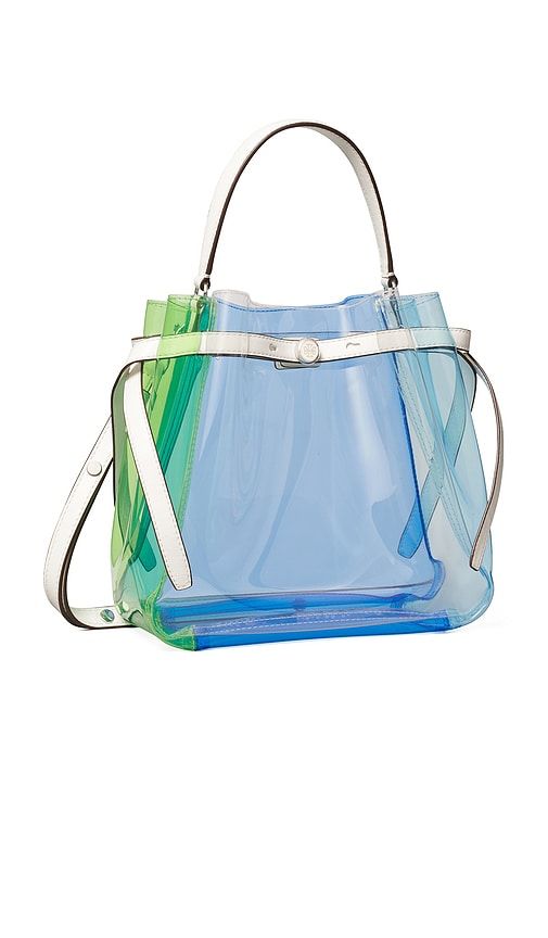 Romy Color-Block Clear Bucket Bag in Multi - Tory Burch - Modalova