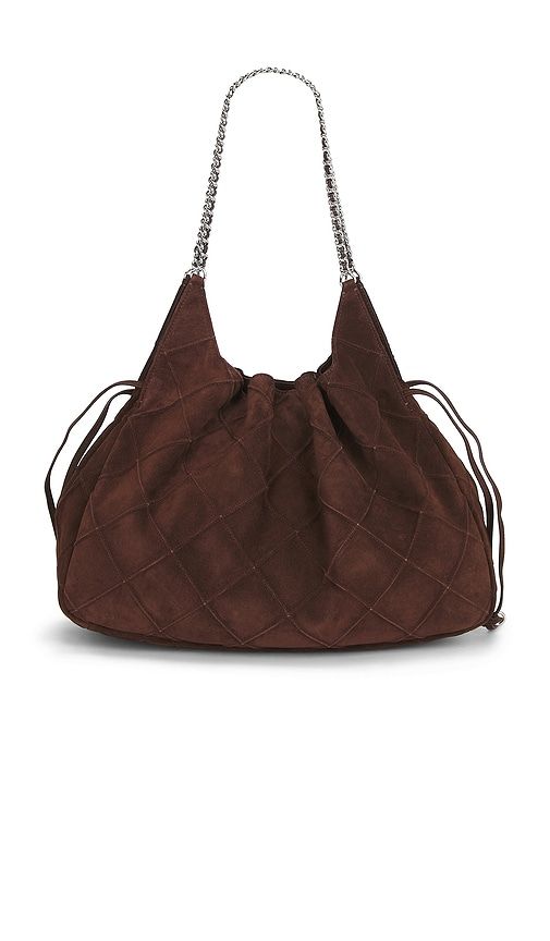 Fleming Suede Large Tote Bag in Chocolate - Tory Burch - Modalova