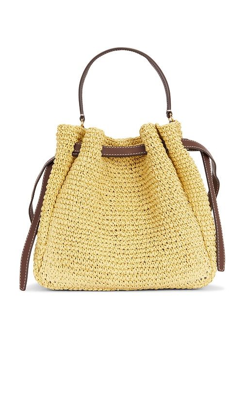 Romy Straw Bucket Bag in - Tory Burch - Modalova