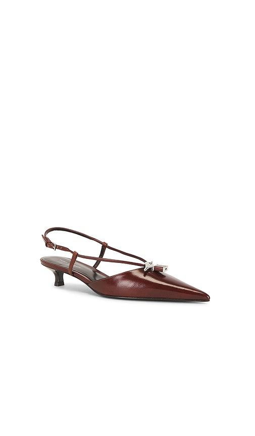 Lock Low Heel Pump in Chocolate. - size 10 (also in 6, 7, 7.5, 8, 8.5, 9.5) - Tory Burch - Modalova