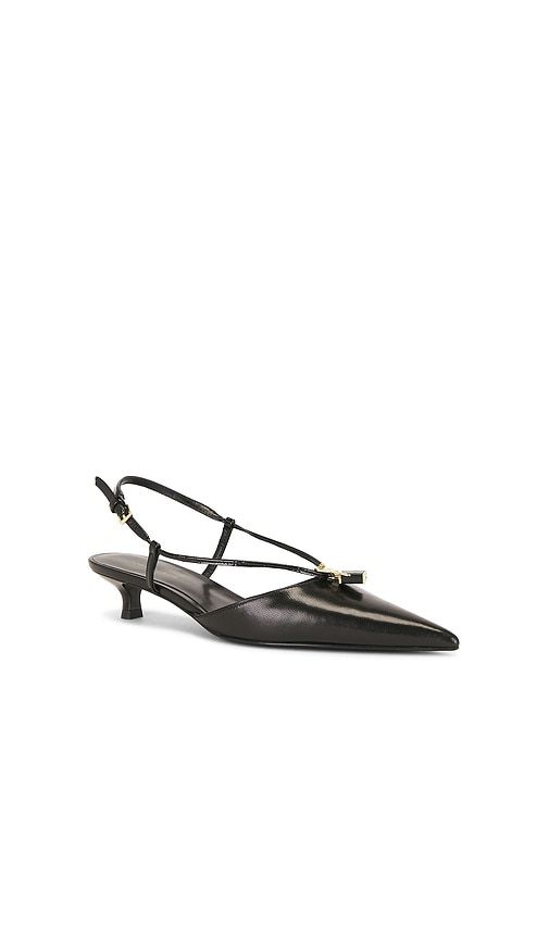 Lock Low Heel Pump in Black. - size 10 (also in 6, 7, 8, 8.5, 9, 9.5) - Tory Burch - Modalova