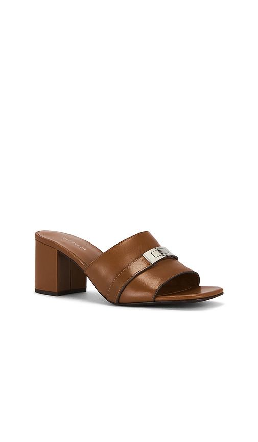 Leelee Heeled Mule in Brown. - size 10 (also in 6, 6.5, 7, 7.5, 8, 8.5) - Tory Burch - Modalova