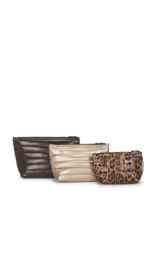 Travel Trio Pouch in Brown - Think Royln - Modalova