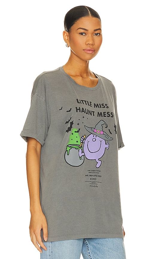 Little Miss Haunt Mess Oversized Tee in Grey. - size M (also in S, XS) - The Laundry Room - Modalova