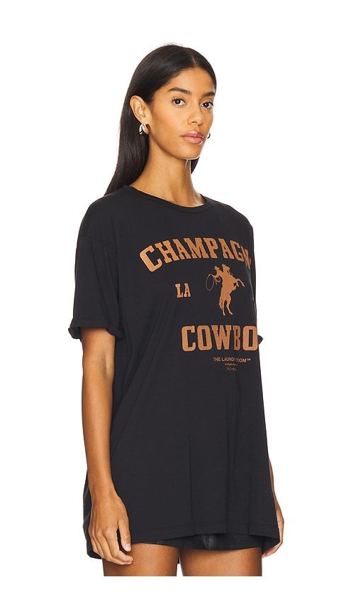 Champagne Cowboy Oversized Tee in . - size L (also in M, S, XS) - The Laundry Room - Modalova