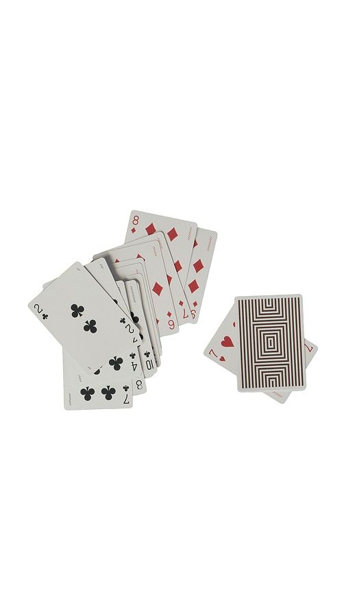 Leather Playing Card Set in - Throwing Doubles - Modalova