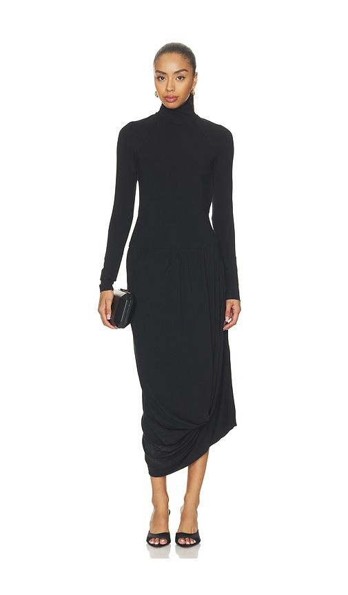 Jan Open Back Draped Longsleeve Dress in . - size L (also in M, S, XL, XS) - The Line by K - Modalova